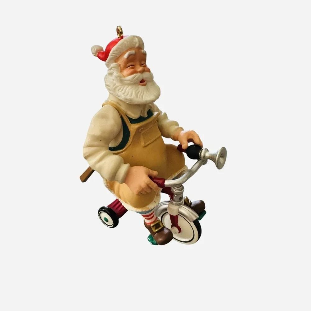 HALLMARK Keepsake Santa On Tricycle‎ Christmas Ornament 12TH In SERIES